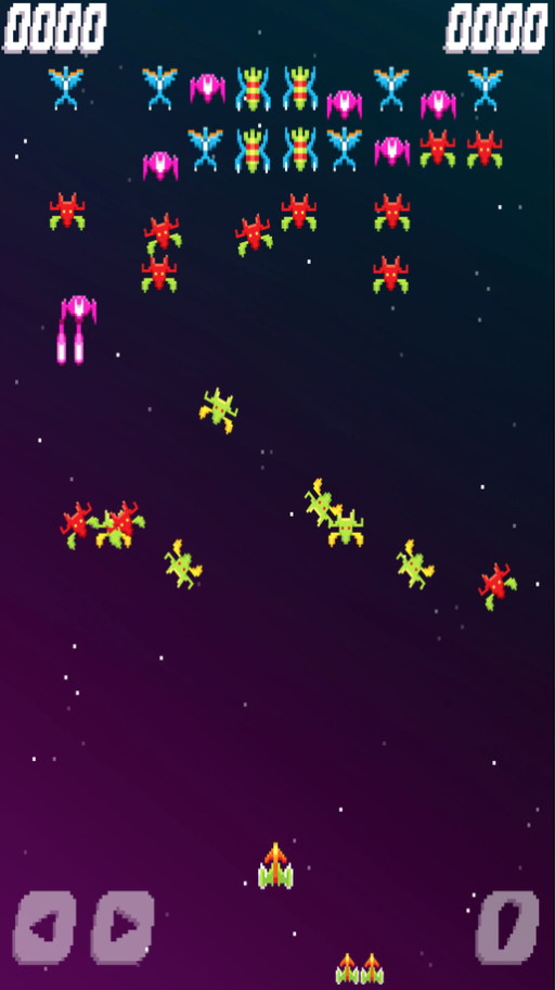 Retroblast Invaders available on iPhone and iPad